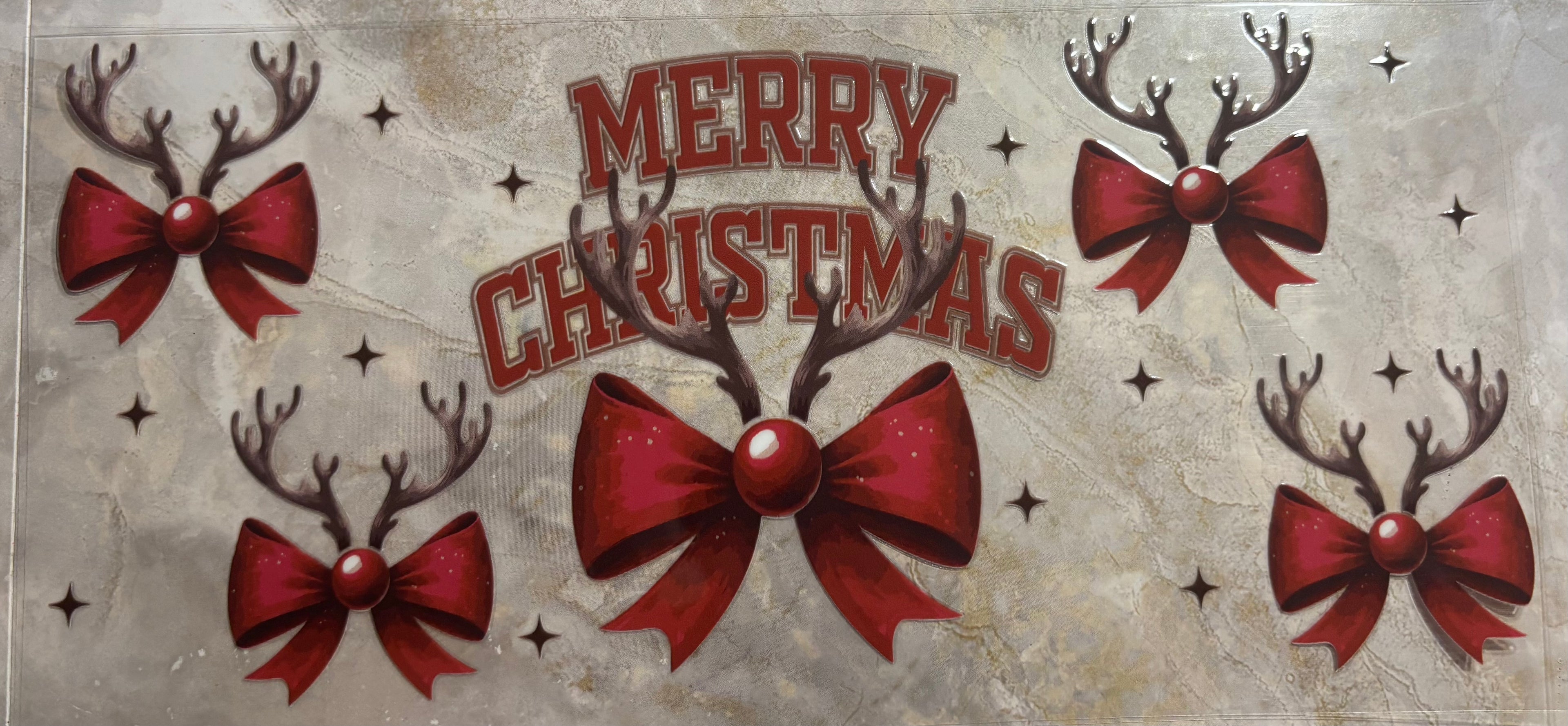 Merry Christmas reindeer nose