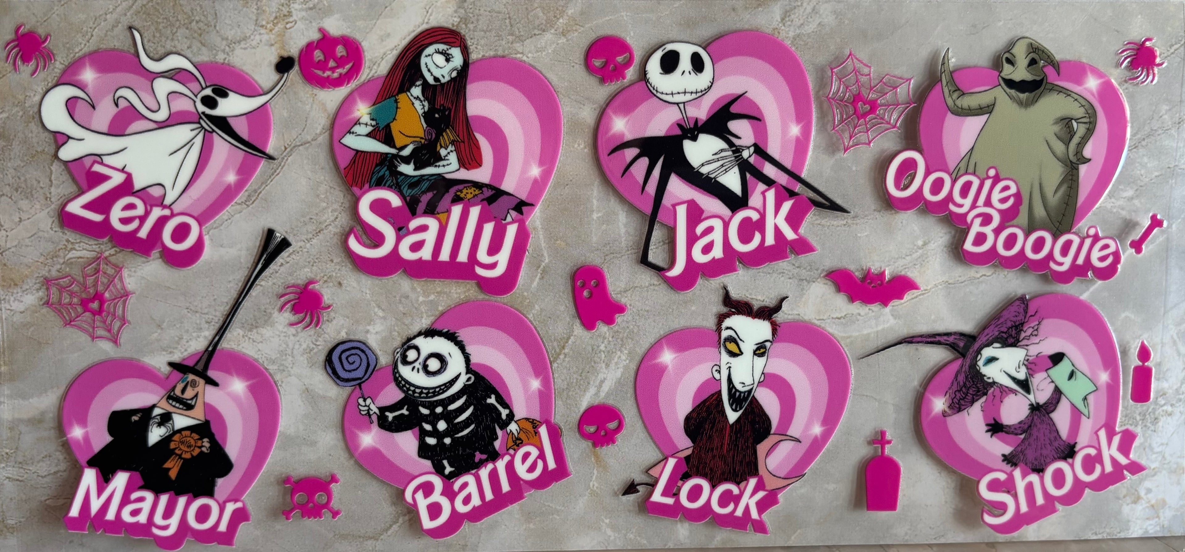 Sally, Jack, Zero, Shock