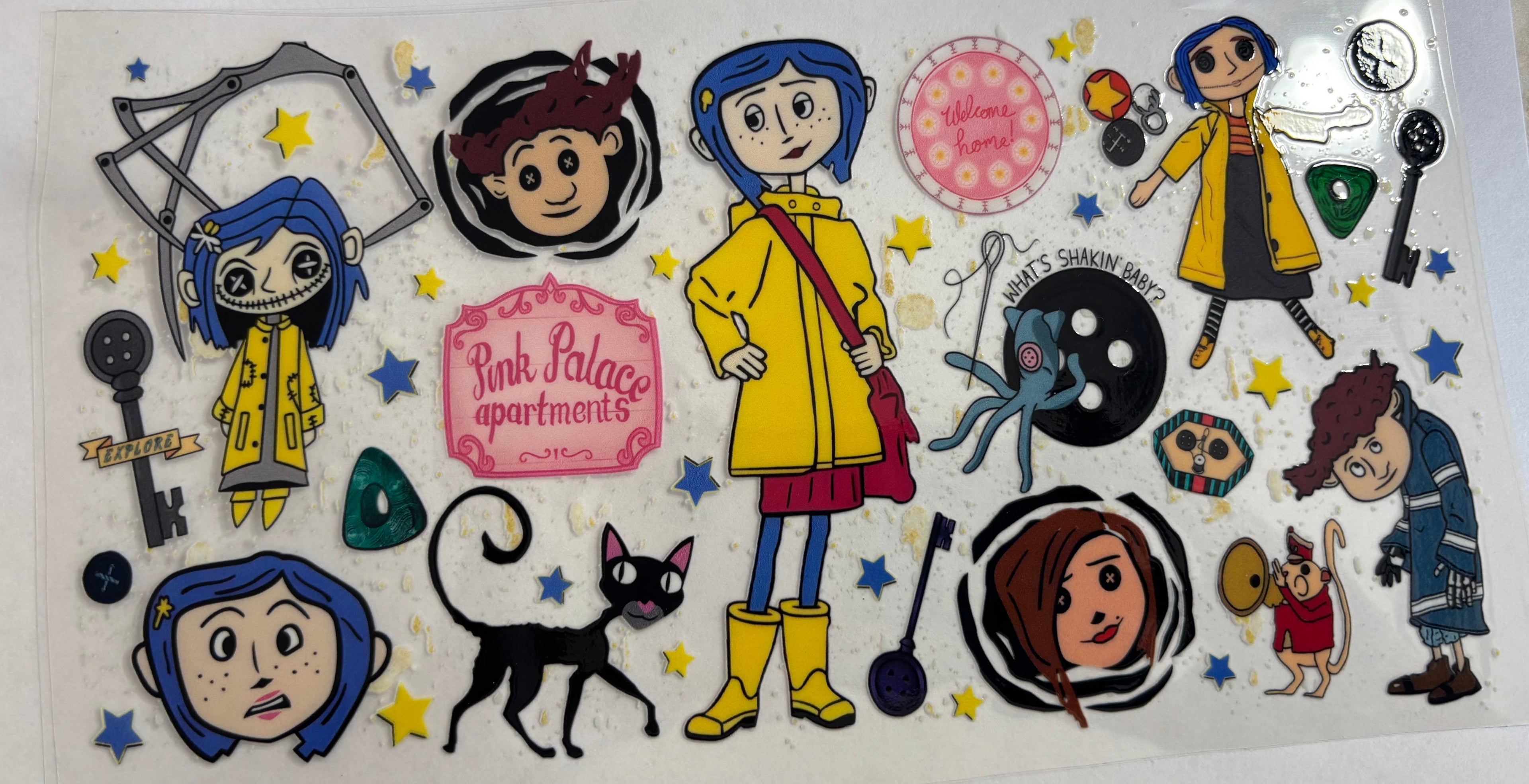Coraline with buttons