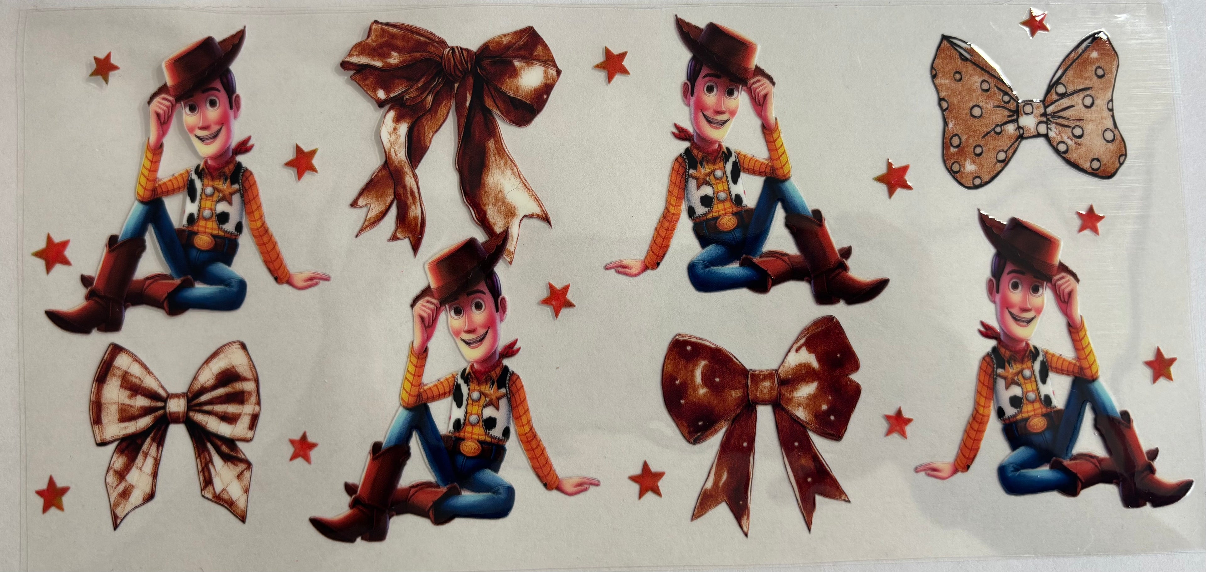Woody and brown bows