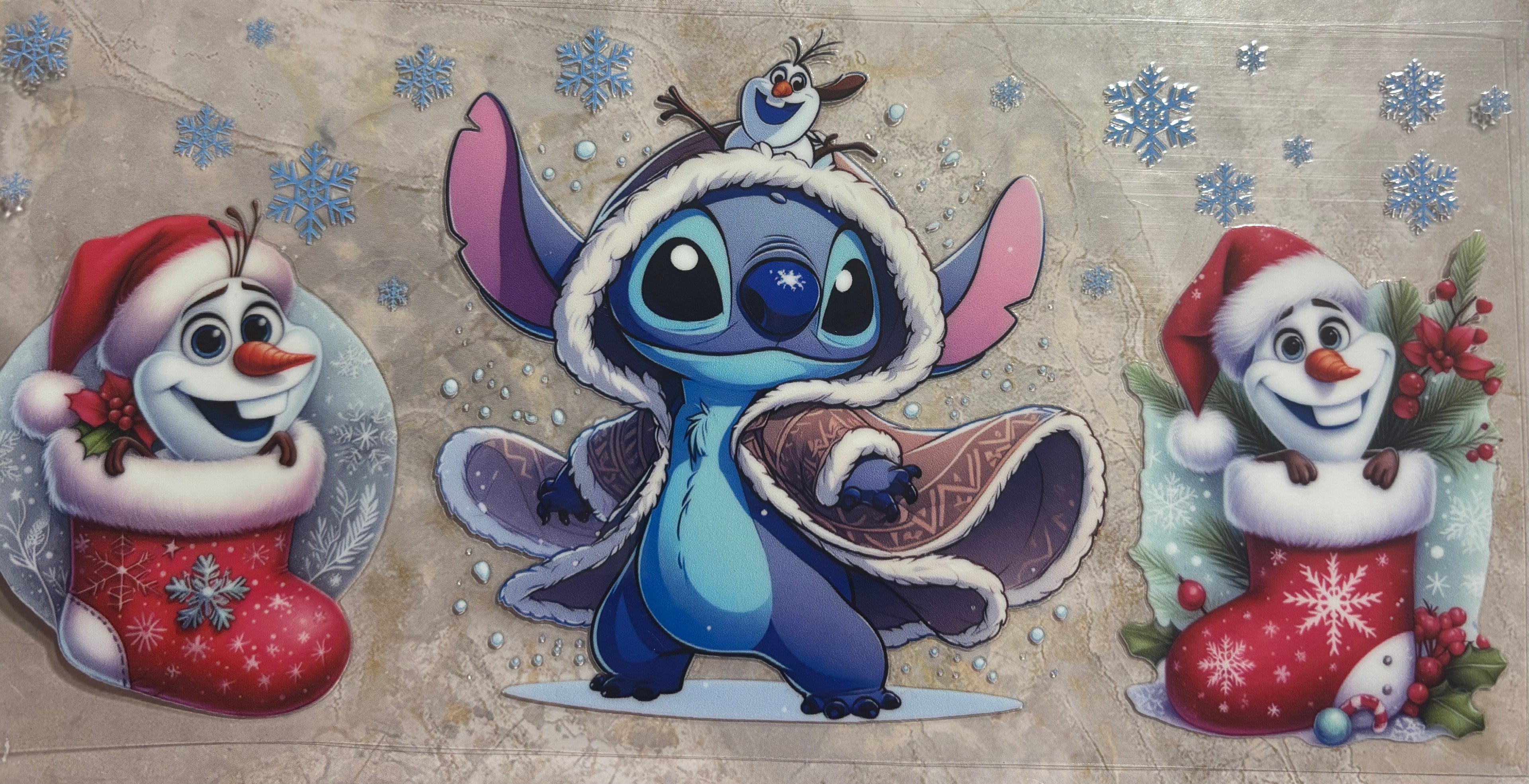 Stitch with Olaf