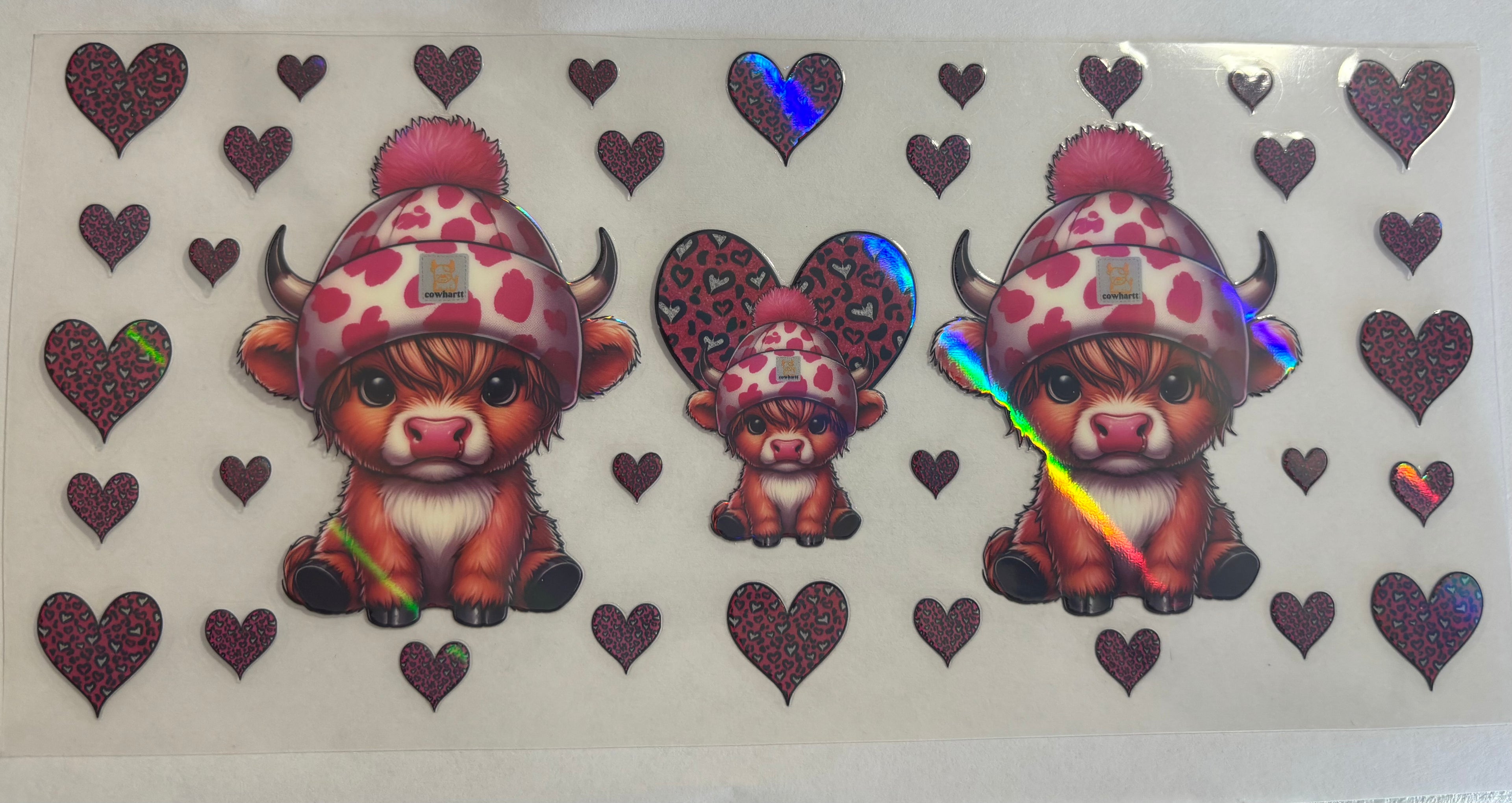 Holographic Highland cows