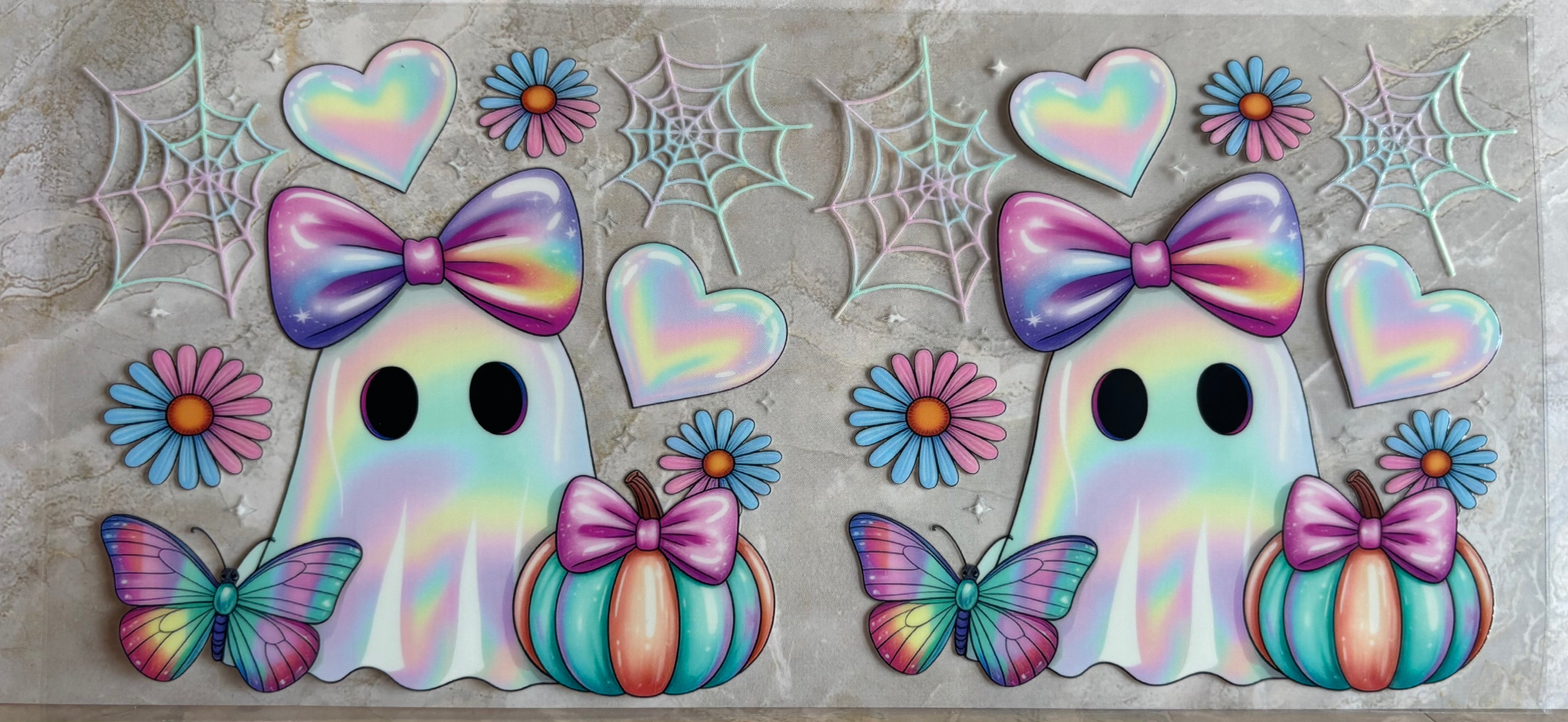 Colorful Butterfly and Ghost