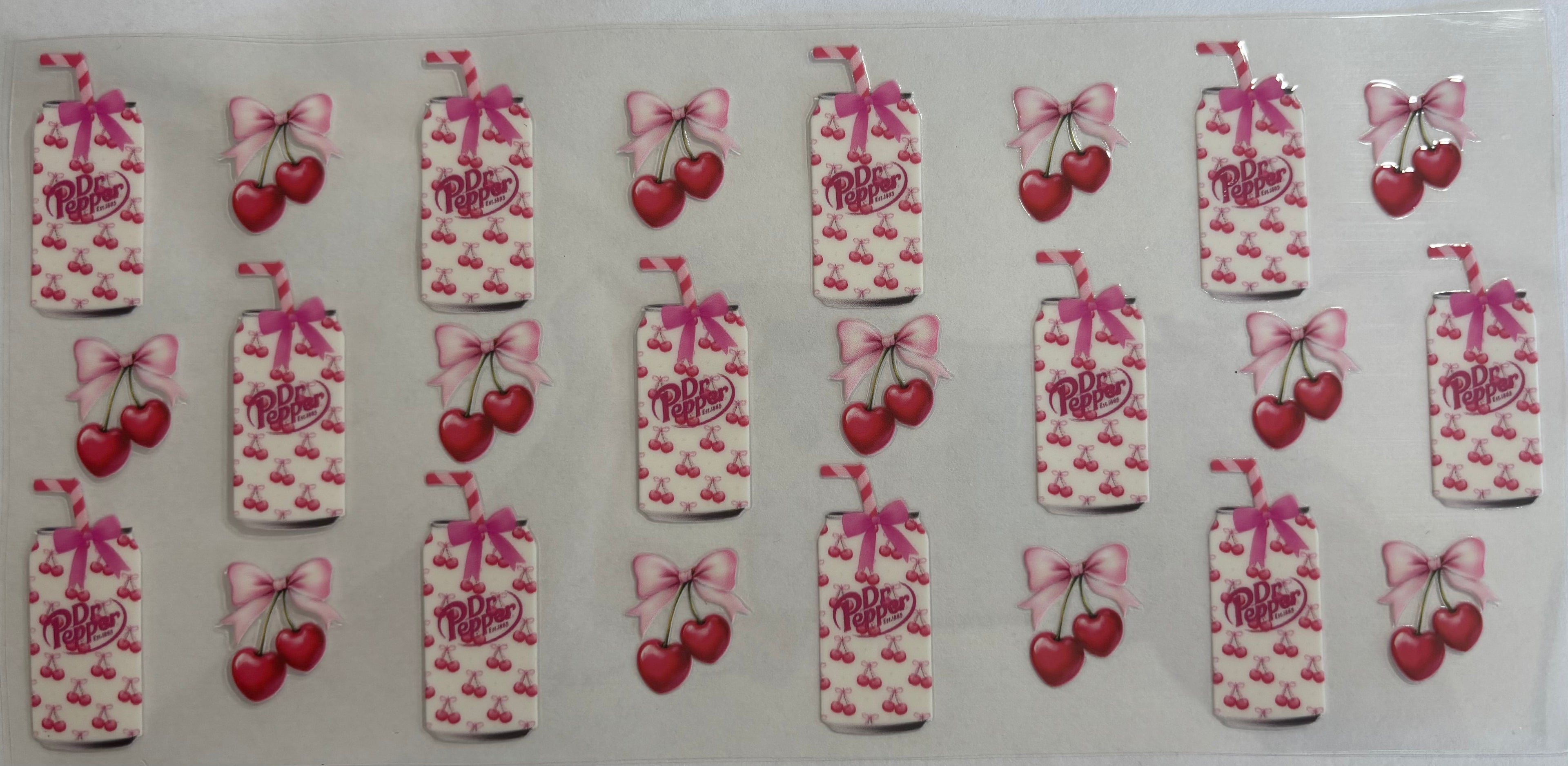 DP White cans with cherry