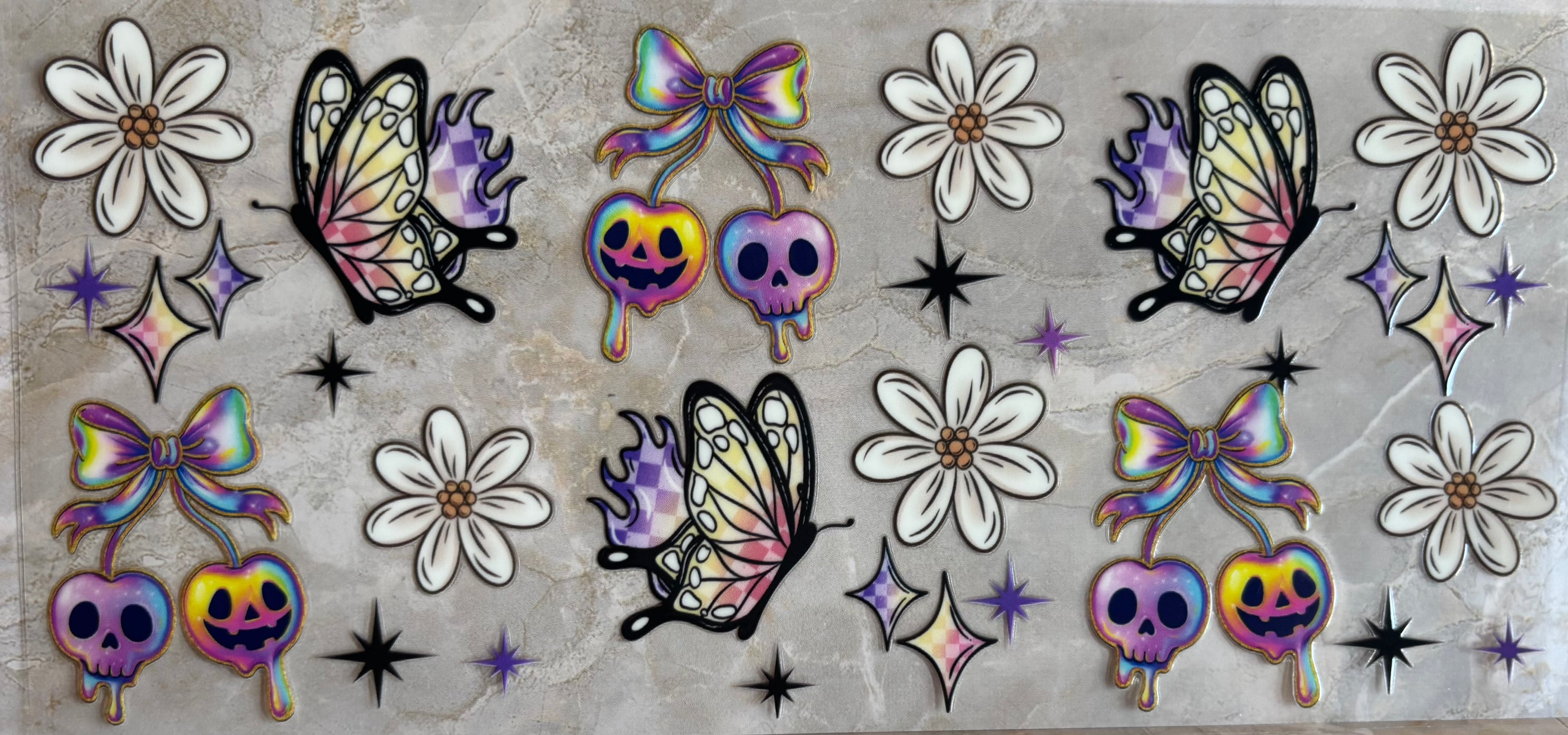 Colorful Bats and Butterflies