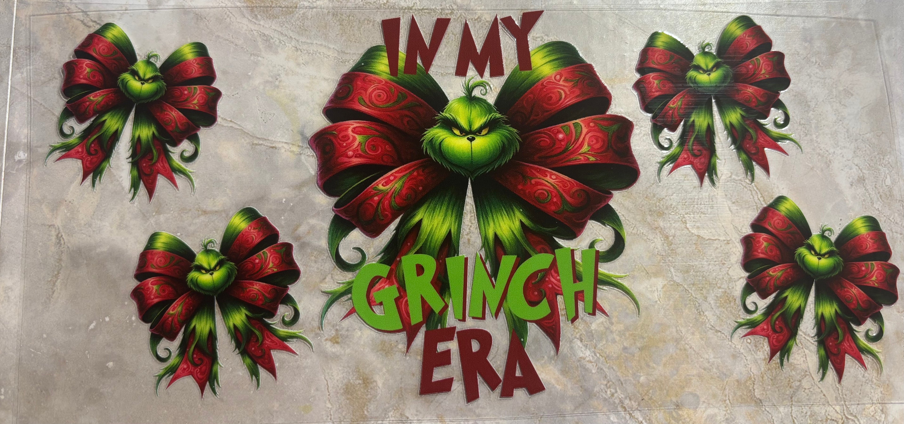 In my grinch era