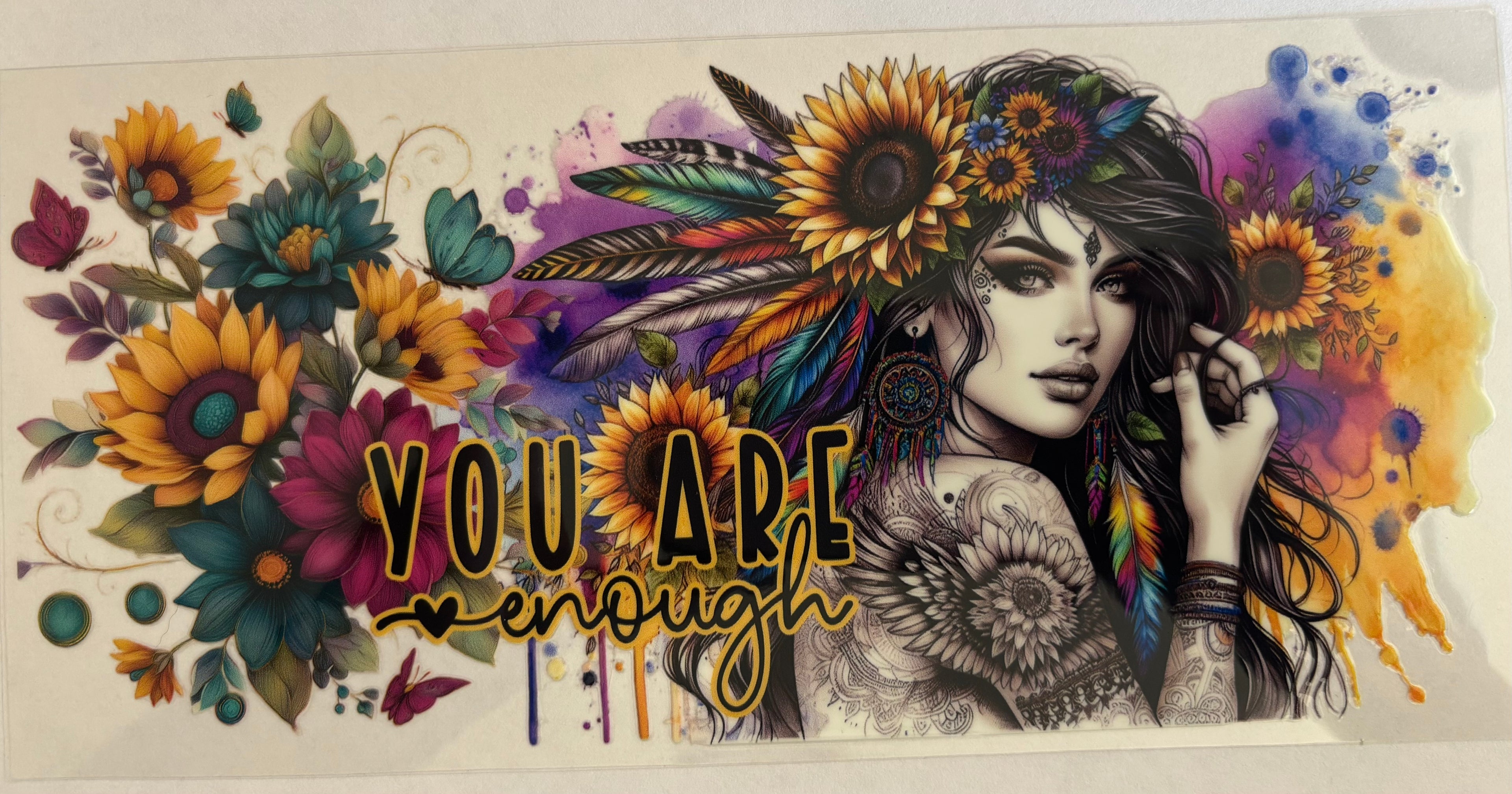 You are enough (yellow)