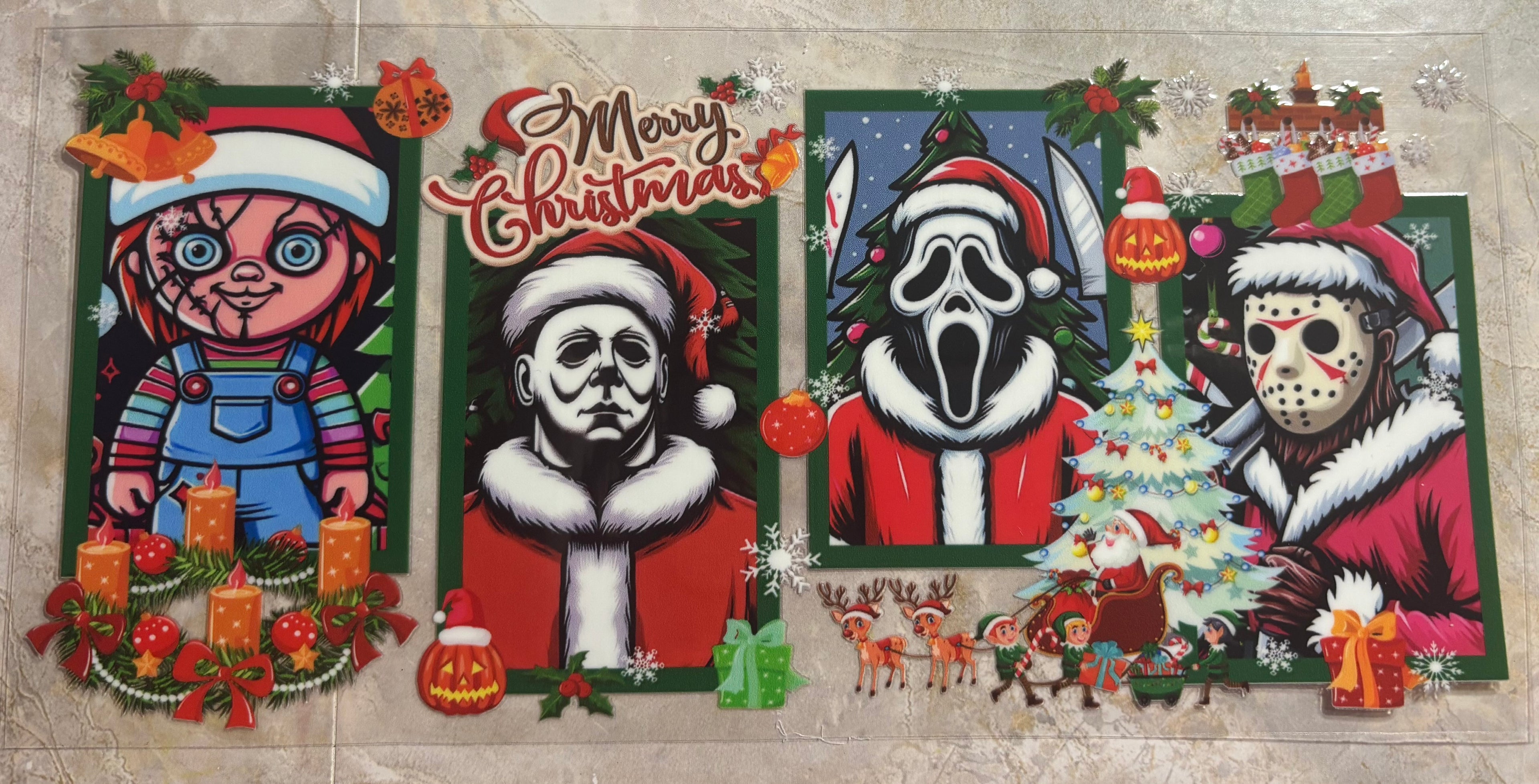 Scream, merry Christmas